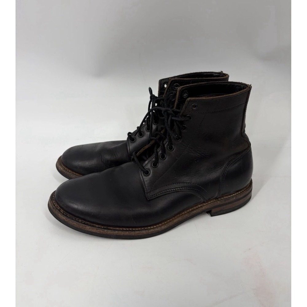 Oak Street Bootmakers Leather Trench Boots Size 11 D Natural Dainite Soles USA
